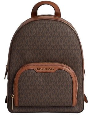 Michael Kors Jaycee Rucksack Mit Print - Braun