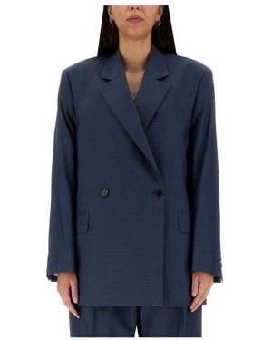 Acne Studios Wolljacke - Blau