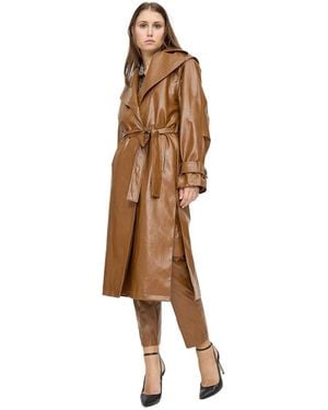 FEDERICA TOSI Trench Coats - Brown
