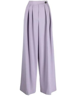 Dries Van Noten Wide Trousers - Purple