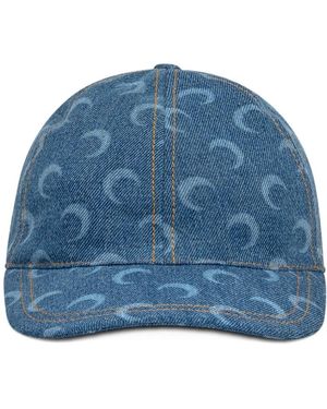 Marine Serre Caps - Blue