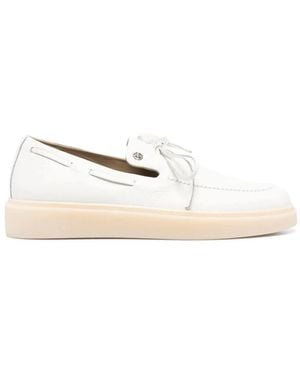 Roberto Cavalli Boat Shoes - Natural