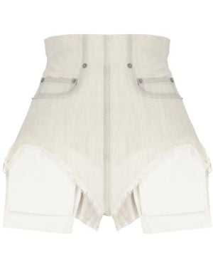 Rick Owens Dirt Cutoffs Shorts - Natur