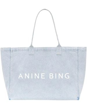 Anine Bing Tote Bags - Blue