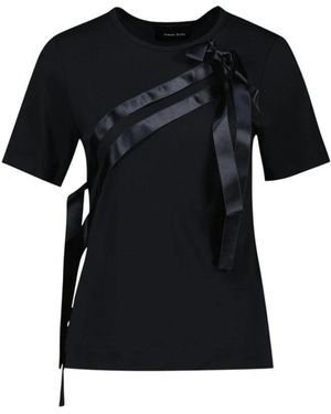 Simone Rocha Bow Sash Easy T-Shirt - Zwart