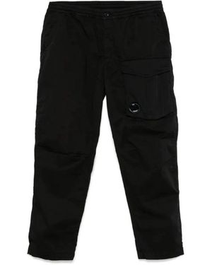 C.P. Company Straight Pants - Black