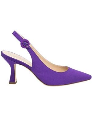 Lella Baldi Schoenen ,Paars ,Satijn Slingback