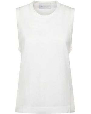 Ami Paris Tops ,Wit ,Adc Tank Top