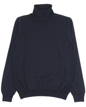 Tagliatore Turtlenecks - Blue