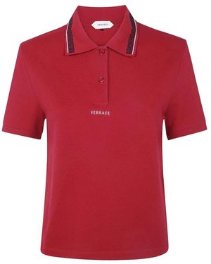 Versace Polo Shirts - Rosso