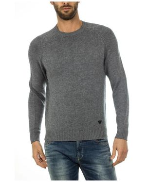 Armani Jeans Round-Neck Knitwear - Grey