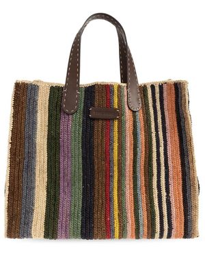 DSquared² Tassen ,Veelkleurig ,Leer Shopper Schoudertas - Zwart