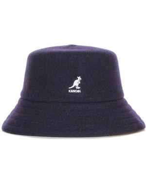 Kangol Marineblauer Woll-Eimerhut
