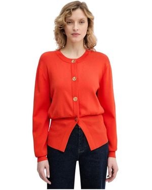 KARL LAGERFELD Cardigans - Rojo
