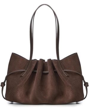 Yuzefi Scallop Schultertasche - Braun