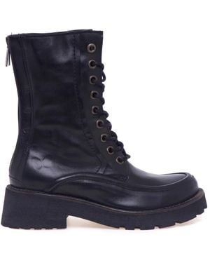 Felmini Lace-Up Boots - Azul