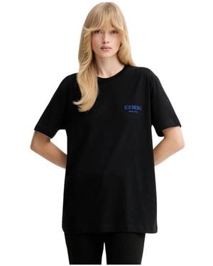 Iceberg F046 Jersey T-Shirt - Zwart