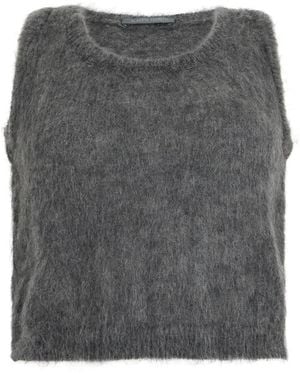 Alberta Ferretti Sleeveless Tops - Grigio