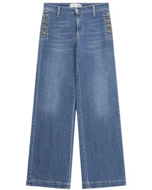 Please Wide Jeans - Blu