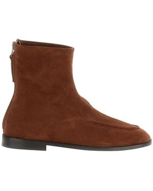 Hereu Schoenen ,Bruin ,Leer Enkellaarsjes