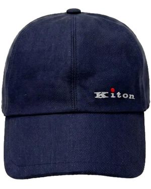 Kiton Caps - Azul