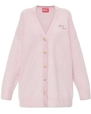 DIESEL Truien & Vesten ,Roze ,Wol M-Areela Cardigan
