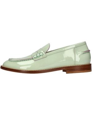 Lemarè Schoenen ,Groen ,Leer Platte Schoenen Groen
