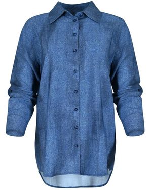 Maicazz Overhemden ,Blauw ,Vintage Lenna Blouse