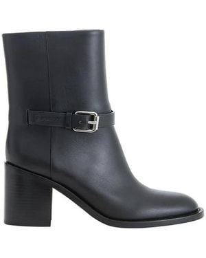 Burberry Heeled Boots - Grey