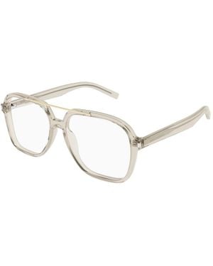 Saint Laurent Glasses - Metallic