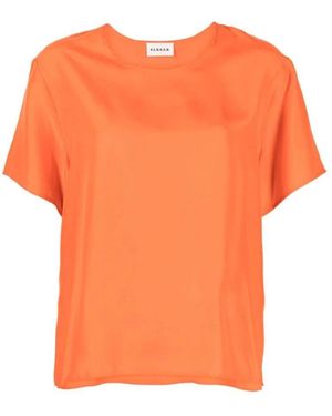 P.A.R.O.S.H. Seiden t-shirts und polos - Orange