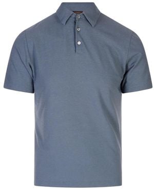 Zanone Polo Shirts - Azul