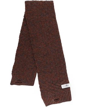 MM6 by Maison Martin Margiela Winter Scarves - Marrón