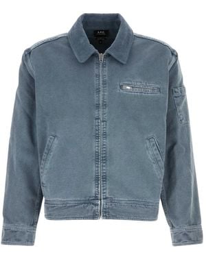A.P.C. Denim Jackets - Azul