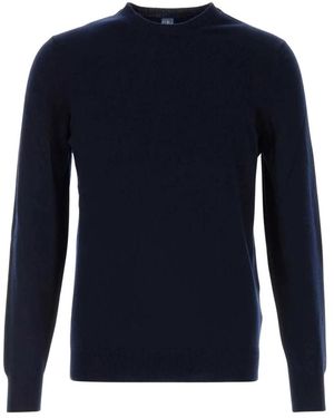 Fedeli Round-Neck Knitwear - Azul