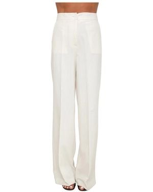 Kocca Wide Trousers - Blanc
