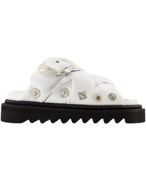 Toga Sliders - White