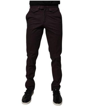 Bencivenga Straight Trousers - Negro