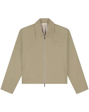 OLAF HUSSEIN W240504 Zip Up Jacket - Naturel