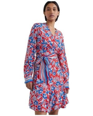 Tommy Hilfiger Wrap Dresses - Red