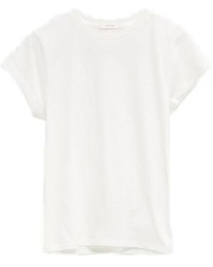 The Row Kurzarm-T-Shirt - Weiß