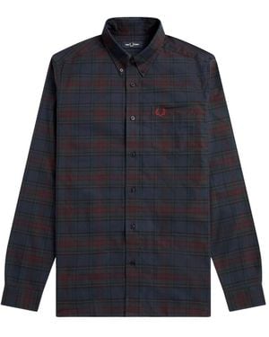 Fred Perry Casual Shirts - Azul
