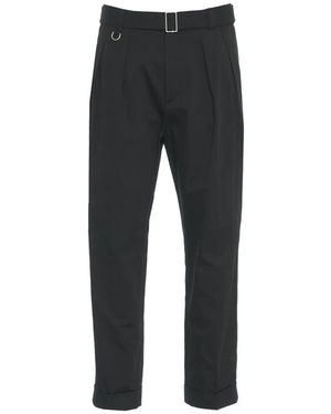 Paolo Pecora Slim-Fit Trousers - Black