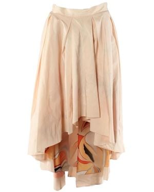Pinko Midi Skirts - Natural