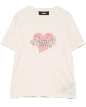 Amiri Heart Tee - Weiß
