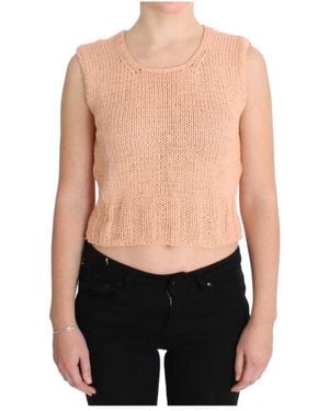 Pink Memories Round-Neck Knitwear - Negro