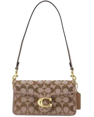 COACH Crystal Soft Tabby 20 Schultertasche - Mettallic