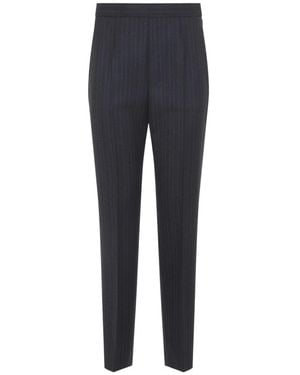 Jil Sander Cropped Trousers - Azul