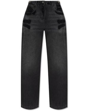 The Attico Loose-Fit Jeans - Black