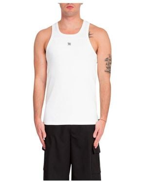 MISBHV Geripptes tanktop in weiß